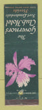 Matchbook Cover - The Governors' Club Hotel Fort Lauderdale FL WEAR