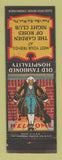 Matchbook Cover - Garden of Roses Night Club Key West FL