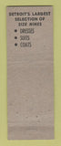 Matchbook Cover - House of Nine Women's Clothes Detroit MI WEAR