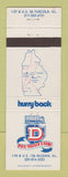 Matchbook Cover - Dixie Trucker's Home oil gas McLean Tuscola IL