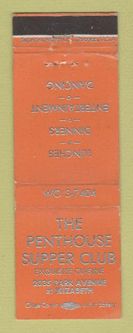 Matchbook Cover - Penthouse Supper Club WEAR