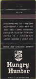 Matchbook Cover - Hungry Hunter San Diego CA 30 Strike
