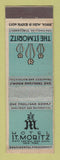 Matchbook Cover Hotel St Moritz New York City WEAR deco
