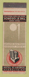 Matchbook Cover - 1939 New York World's Fair Hotel St George Brooklyn NY SAMPLE