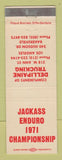 Matchbook Cover Dellipaine Trucking Bakersfield Los Angeles 1971 Jackass Enduro