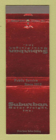 Matchbook Cover - Suburban Motor Freight Trucking Columbus OH WEAR