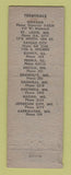 Matchbook Cover - Drscheln Bros Trucking Moberly MO WORN