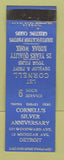 Matchbook Cover - Cornell Stores Detroit MI Photos Greeting Cards 1936 WEAR
