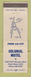 Matchbook Cover - Colonial Motel Costa Mesa CA