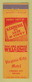 Matchbook Cover - Virginia City Motel NV