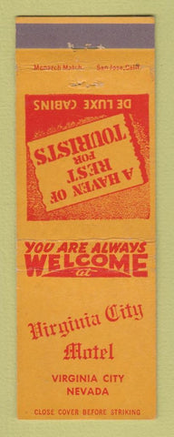 Matchbook Cover - Virginia City Motel NV