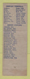 Matchbook Cover - Gillette Motor Transport Trucking Dallas TX