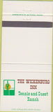 Matchbook Cover - Wickenburg Inn Guest Ranch Wickenburg AZ 30 Strike
