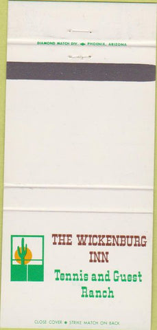 Matchbook Cover - Wickenburg Inn Guest Ranch Wickenburg AZ 30 Strike