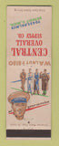 Matchbook Cover - Central Overall Supply Detroit MI