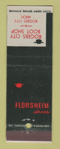 Matchbook Cover - Florsheim Shoes Rogers City Boot Shop MI