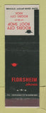 Matchbook Cover - Florsheim Shoes Rogers City MI