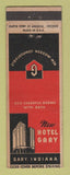 Matchbook Cover - Hotel Gary IN WEAR