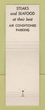 Matchbook Cover - Moock's Tavern St Petersburg FL