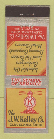 Matchbook Cover - JC Kelly Industrial Oils Carburizers Cleveland OH