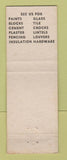 Matchbook Cover - T&M Lumber Supply Rochester MI WEAR