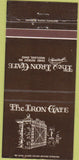 Matchbook Cover - The Iron Gate Restaurant Westlake OH 30 Strike