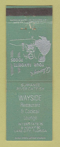 Matchbook Cover - Wayside Restaurant Lake City FL