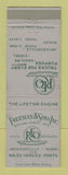 Matchbook Cover - Freeman and Son Reo Trucks Jacksonville Miami FL