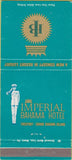 Matchbook Cover - Imperial Bahama Hotel Freeport Grand Bahama 30 Strike