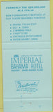 Matchbook Cover - Imperial Bahama Hotel Freeport Grand Bahama 30 Strike