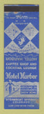 Matchbook Cover - Hotel Harbor Steamboat Springs Colorado WORN