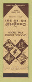 Matchbook Cover - Cosgriff Hotel Craig Colorado