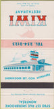 Matchbook Cover - Kiwi Restaurant Montreal QC 30 Strike