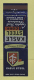 Matchbook Cover - Kasle Steel Corp Detroit MI