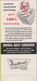 Matchbook Cover - Advertising Club 1957 Miami Beach FL 30 Strike