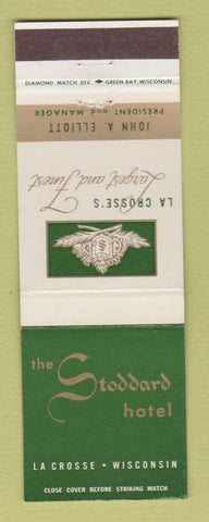 Matchbook Cover - Stoddard Hotel La Crosse WI
