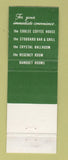 Matchbook Cover - Stoddard Hotel La Crosse WI