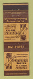 Matchbook Cover - Sequoia Hotel Sacramento CA