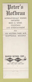 Matchbook Cover - Peter's Hofbrau San Diego CA