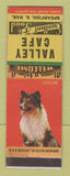 Matchbook Cover - Valley Cafe Spearfish SD 1946