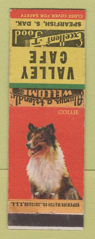 Matchbook Cover - Valley Cafe Spearfish SD 1946