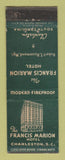 Matchbook Cover - Francis Marion Hotel Charleston SC WEAR