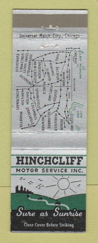 Matchbook Cover - Hinchcliff Motor Service Trucking Chicago IL