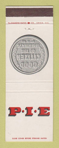 Matchbook Cover - Pacific Intermountain Express Trucking
