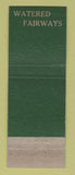 Matchbook Cover - Maple Lane Golf Club Sterling Heights MI