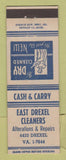 Matchbook Cover - East Drexel Cleaners Detroit MI