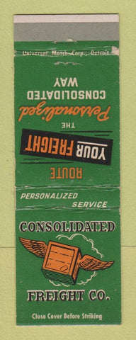 Matchbook Cover - Consolidated Freight Trucking WEAR