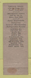 Matchbook Cover - Advance Transportation Trucking Chicago IL Milwaukee WI