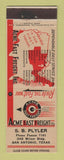 Matchbook Cover - Acme Fast Freight Trucking San Antonio TX SB Plyler