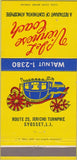 Matchbook Cover - J  and  L Viennese Coach Restaurant Syosset LI NY 30 Strike